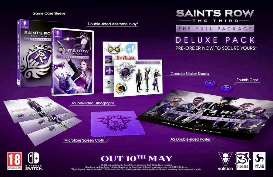 Saints Row Üçüncü Anahtar Deluxe Sürümü