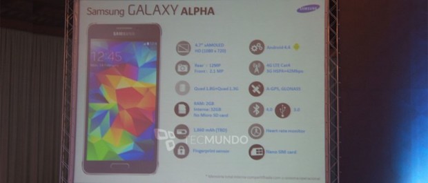 Obrázek - Samsung Galaxy Alpha: Oficiální funkce potvrzeny