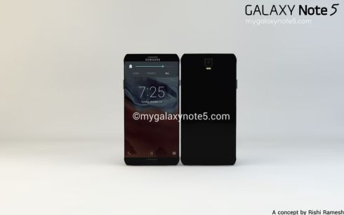 Samsung Galaxy Note 5 udržuje S-Pen v tomto konceptu