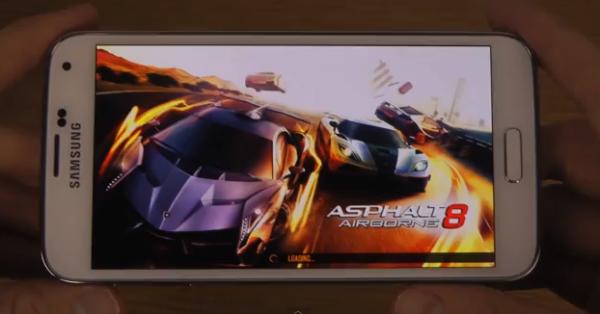 Samsung Galaxy S5 videoda grafik potansiyelini gösteriyor