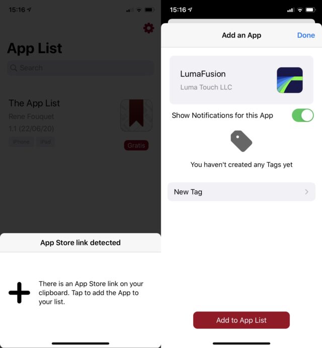 Seznam aplikací IOS 