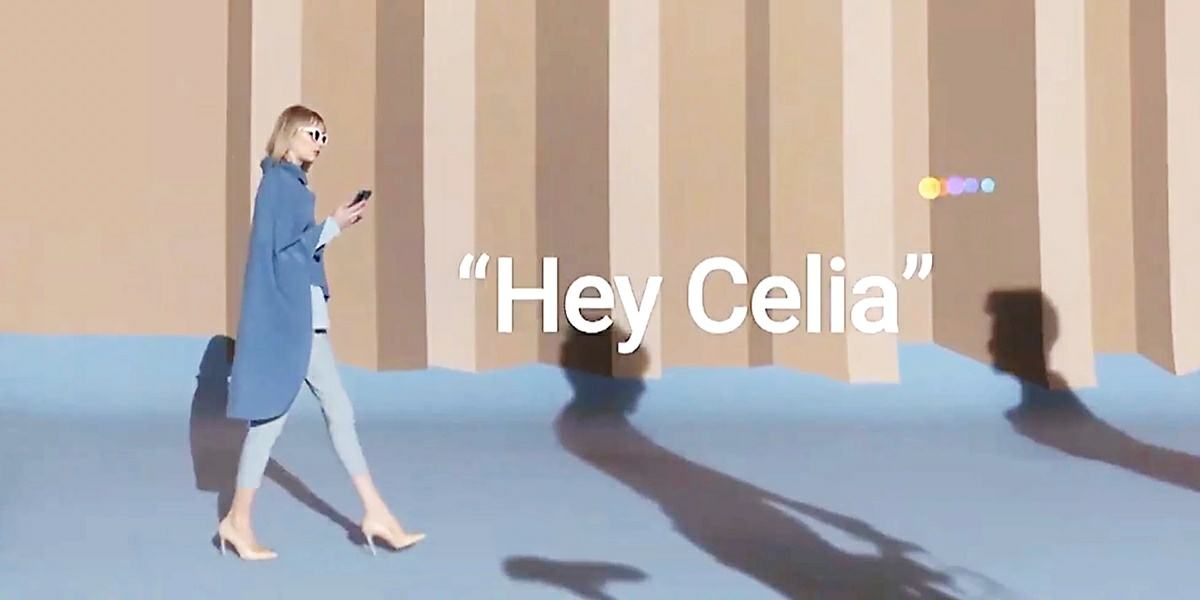 hey celia huawei asistanı