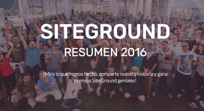 Nejdůležitější události SiteGround 2016
