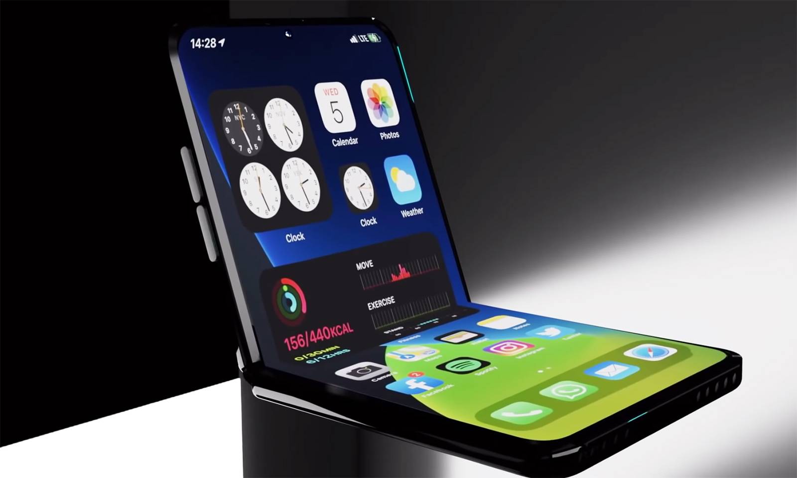 Skládací iPhone je skutečný 1 Skládací iPhone je skutečný