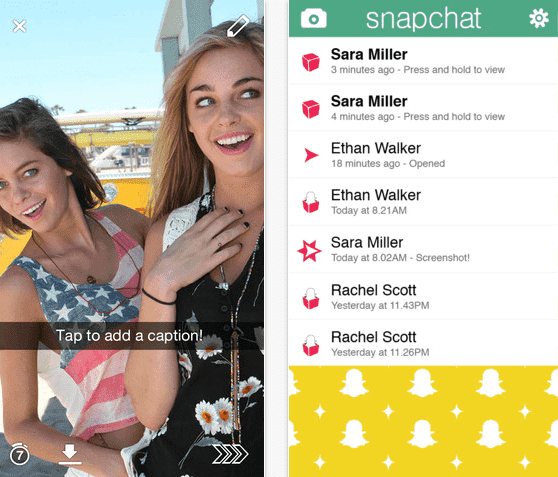 Snapchat je nejnovější „boom“ App Store 5 snapchat