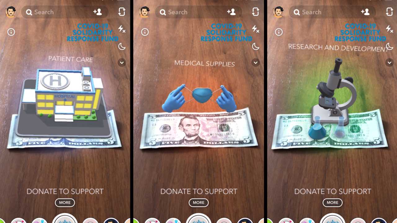 Snapchat uvádí na trh AR dárcovské čočky na podporu…