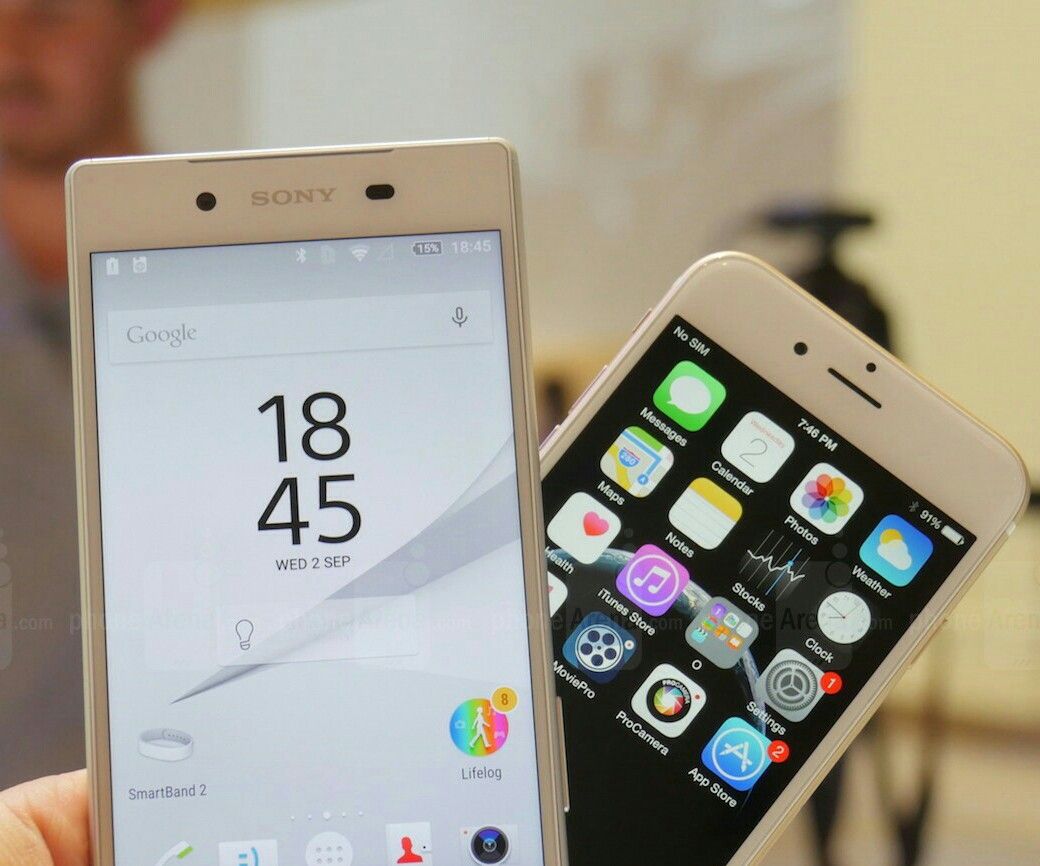 Sony XPeria Z5 vs iPhone 6, test rychlosti