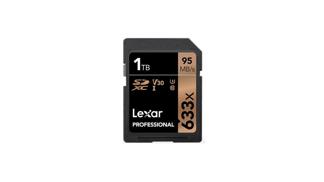 Společnost Lexar představuje první komerční 1TB SD kartu. Karta je první kartou s touto kapacitou, která je k dispozici k prodeji. 1 Společnost Lexar představuje první komerční 1TB SD kartu. Karta je první kartou s touto kapacitou, která je k dispozici k prodeji.