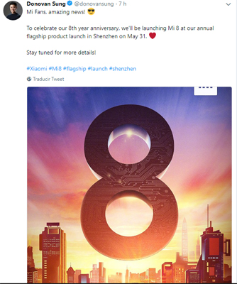 Obrázek - Xiaomi potvrdil Xiaomi Mi8 a obešel Mi7
