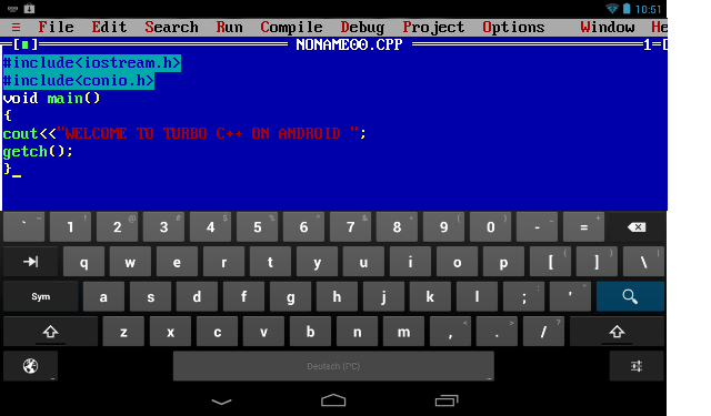 Stáhněte si Turbo C ++ pro Android