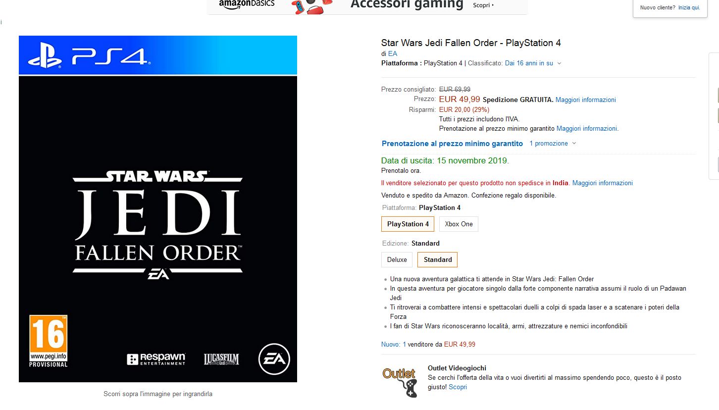 Star Wars Jedi Fallen Order_Amazon Italia