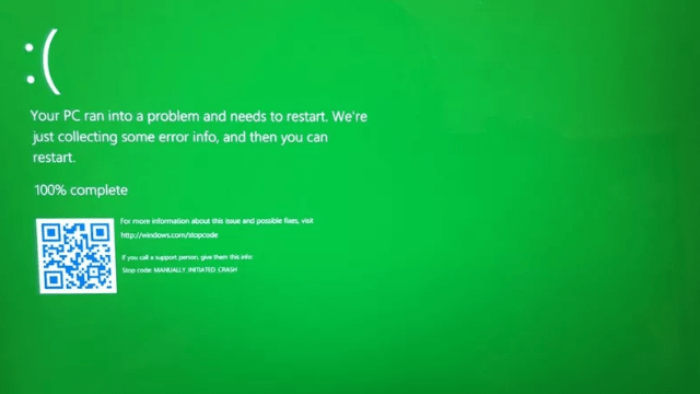Systém Windows má nyní zelenou obrazovku smrti. Úniky v systému Windows 10 také ukazují vylepšení v Cortaně a herním režimu pro Xbox. Děsivá modrá obrazovka systému Windows ukazuje na fatální chybu ...