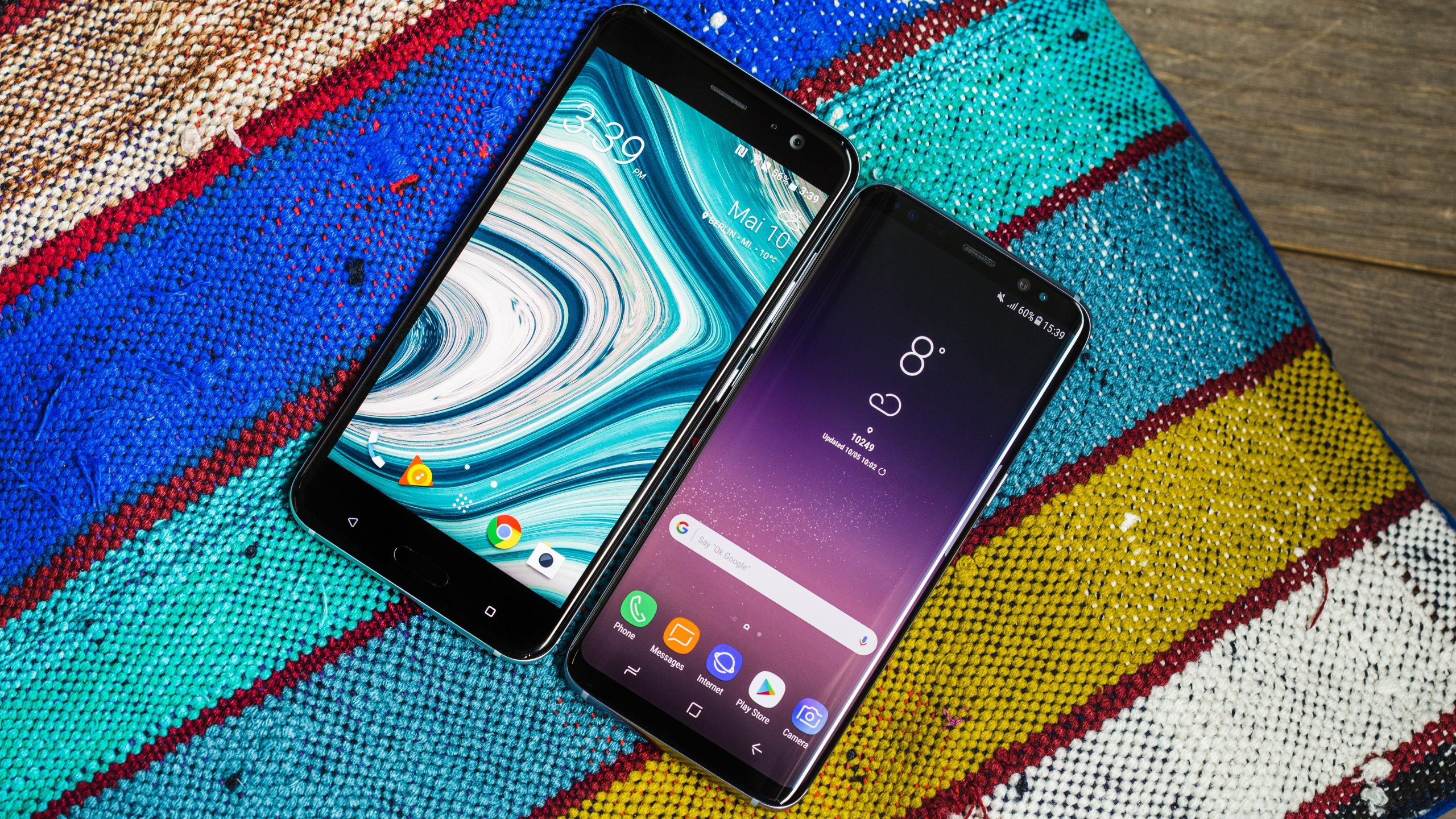 Test rychlosti: Galaxy S8 + vs HTC U11 a nejlepší smartphony roku 2017
