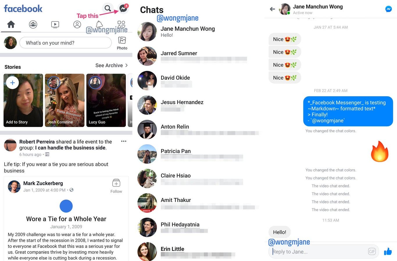 Testuje již Facebook Messenger v rámci aplikace pro opětovné začlenění? Testuje jiz Facebook Messenger v ramci aplikace pro opetovne zacleneni