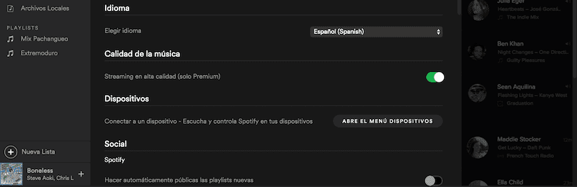 Kvalitní spotify