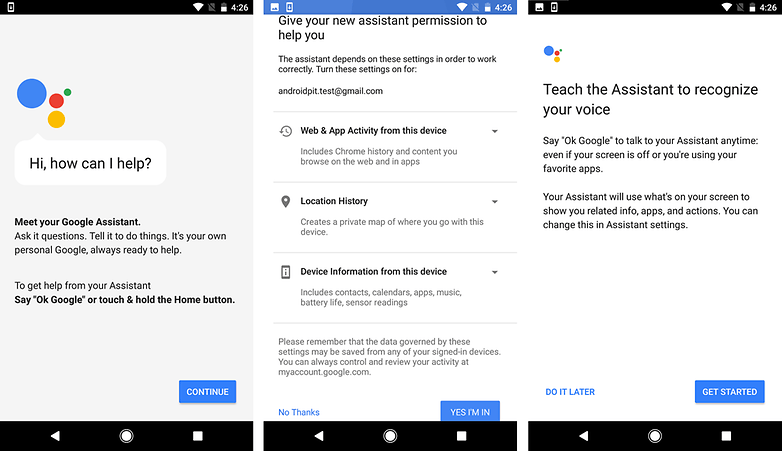 Google Assistant začíná