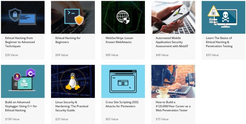 Top 5 nabídek, které vám tento týden mohou chybět 7 Nejlepší bonusové balíčky etických hackerů