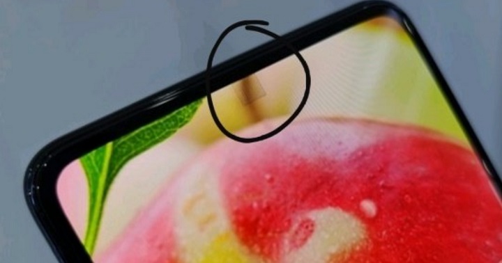 Toto budou selfie kamery ve spodní části obrazovky: a "náplast" na panelu 3 Obrázek - Selfie kamery budou ve spodní části obrazovky vypadat takto: