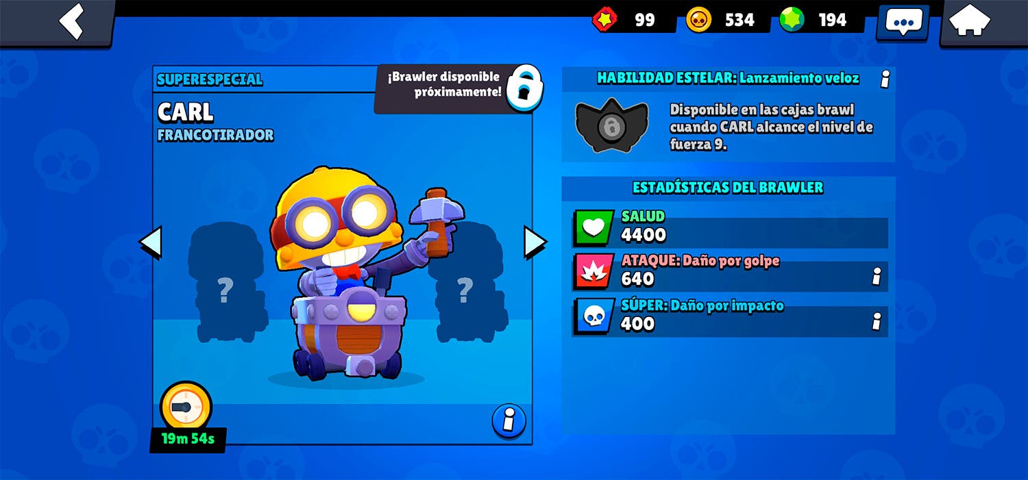 Toto je Carl, nová postava Brawl Stars, kterou nyní můžete získat Toto je Carl nova postava Brawl Stars kterou nyni muzete