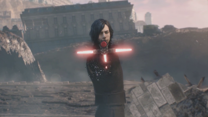 Toto je Devil May Cry 5 Kylo Ren. Režim převodu…