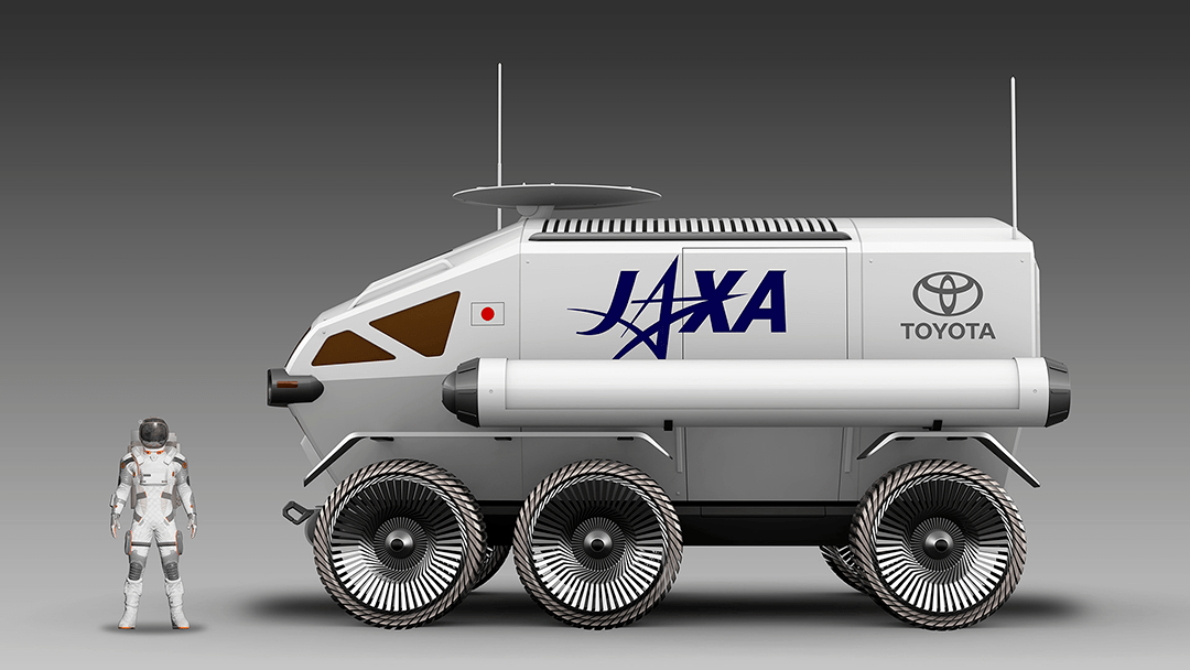Toyota vytvoří lunární vozidla japonských astronautů Vozidlo umožní astronautům žít bez oblečení při cestování po celém měsíčním povrchu.