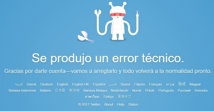 Obrázek - Twitter nefunguje správně