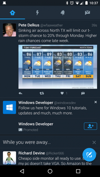 Twitter pro Android testuje noční režim 3 Obrázek - Twitter pro Android testuje noční režim
