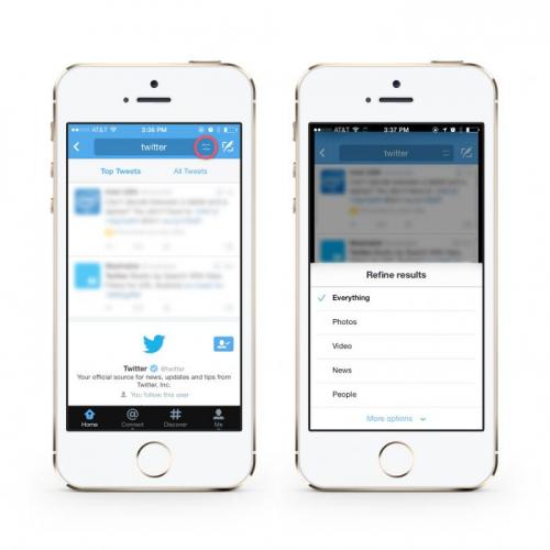 Obrázek - Twitter pro mobily byl aktualizován, aby se zlepšilo vyhledávání