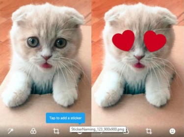 Obrázek - testovací značky Twitteru na fotografiích