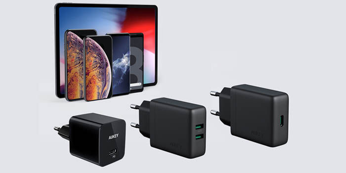 aukey ganfast kompakt hızlı şarj cihazları