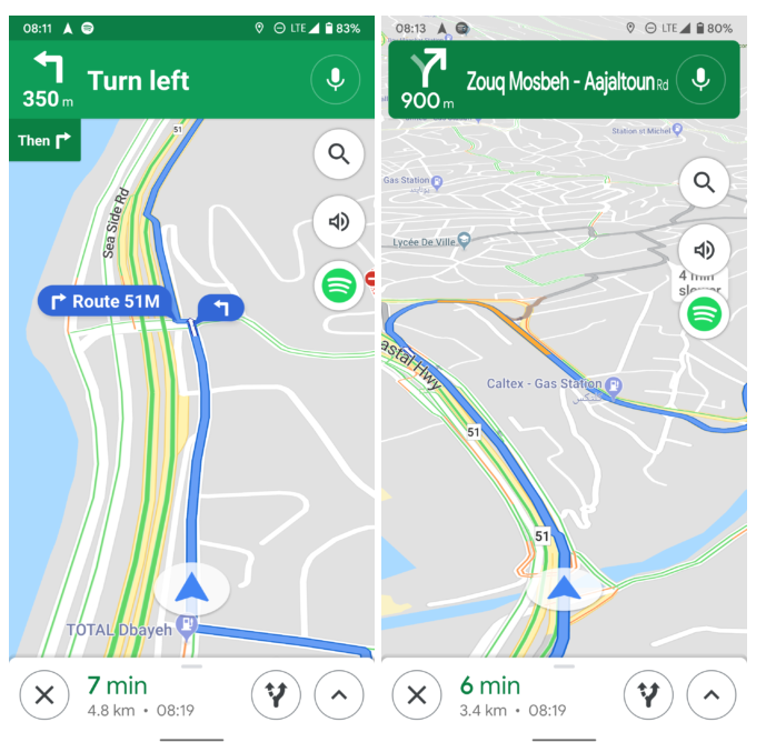 Vylepšené rozhraní Google Maps s novými navigačními pokyny Vylepsene rozhrani Google Maps s novymi navigacnimi pokyny