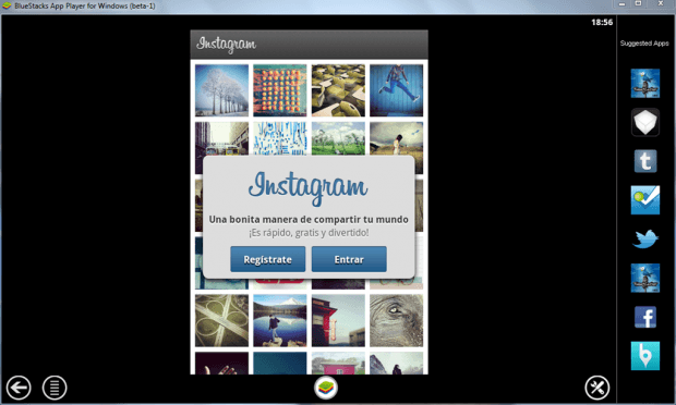 Výukový program pro instalaci aplikací a her pro Android na Windows 8 s Bluestacks 10 BlueStacks Instagram