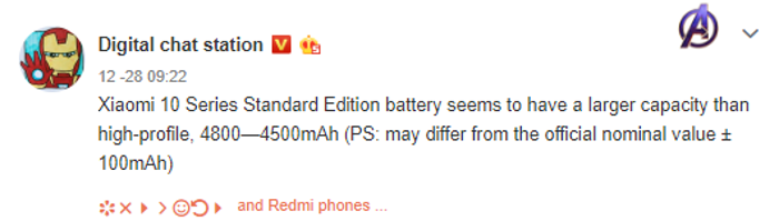 Xiaomi Mi 10 může být dodáván s mnohem větší baterií než Mi 9 Xiaomi Mi 10 muze byt dodavan s mnohem vetsi baterii