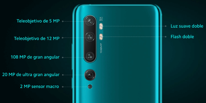 Obrázek - Xiaomi Mi Note 10 dorazí do Španělska: mobilní telefon s 5 fotoaparáty a 108 megapixely