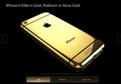 Zlatý iPhone 6 je nyní k dispozici k rezervaci