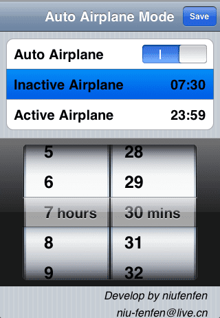 iPhoneTool automaticky zapíná a vypíná režim v letadle 3 iphonetool3