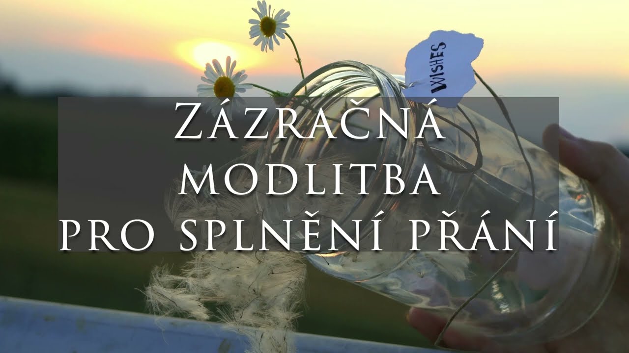 zázračná modlitba
